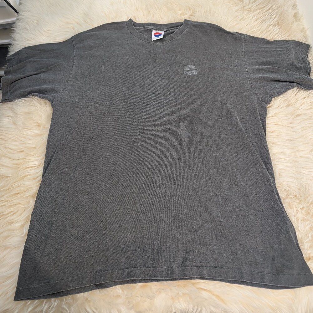 Vintage Pepsi Men's Black Vintage Nothing Else Is A Pepsi Pullover T-Shirt Sz L